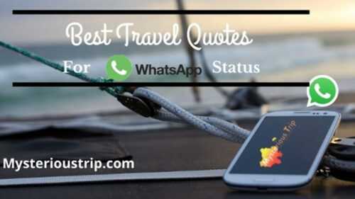 Travel Quotes for Whatsapp Status