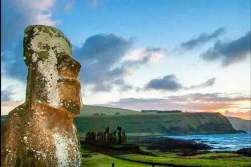 Easter Island heads