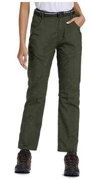 Women's Plus Size Zip-Off Cargo Pants