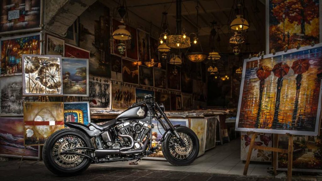 Modified motorcycle