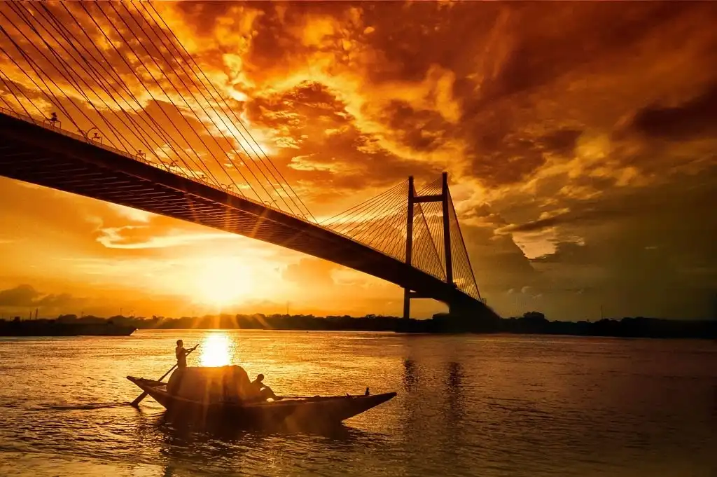 Sunset in Kolkata
